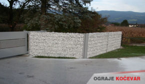 Fortis - ozka kamnita ograja 2D - Ograje Kočevar